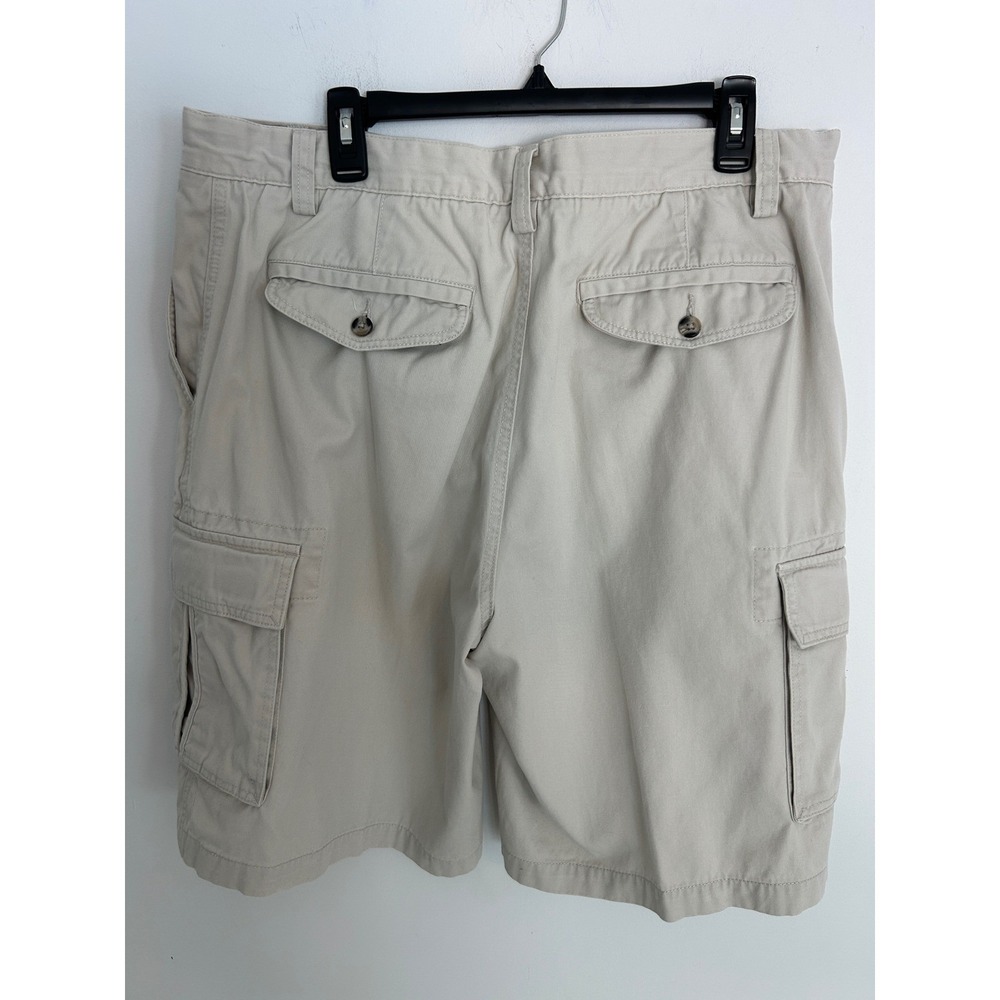Boca Classics Mens Khaki‎ Tan Cotton Twill Cargo Shorts Size 38 - Picture 7 of 9